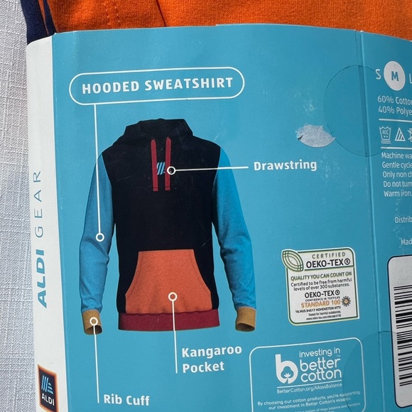 Aldi Gear Navy Sweatshirt - Picture 3 of 3